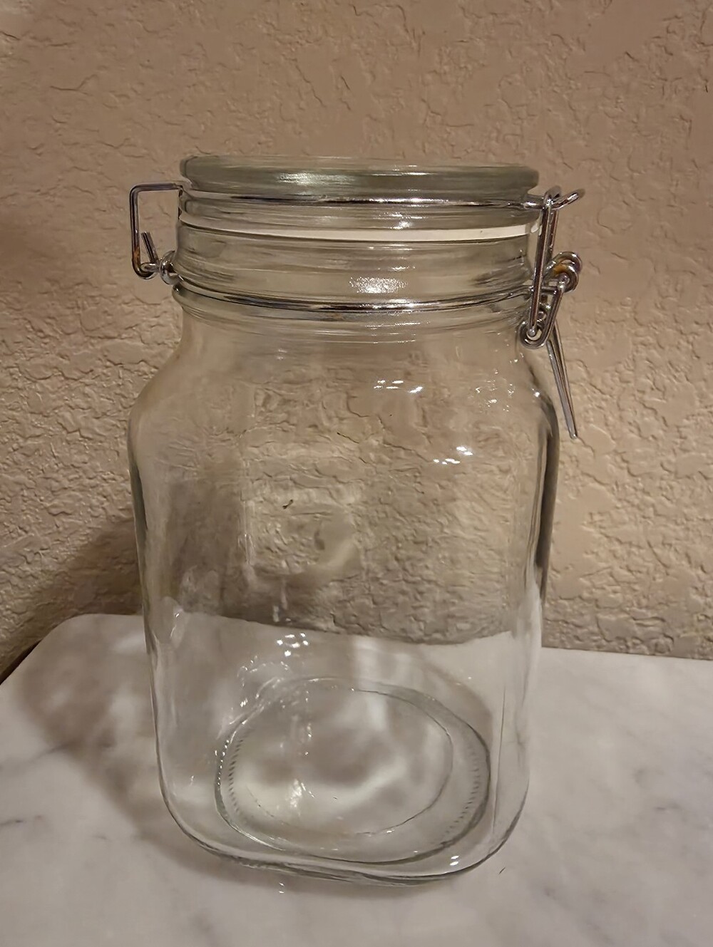Glass Food Storage Jar 1.5 L/ 8" Tall